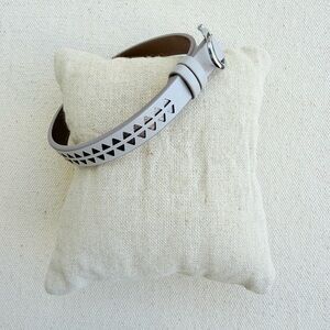 *Single Leather Bracelet Band* KEEP COLLECTIVE~Gray Texture *NIP*